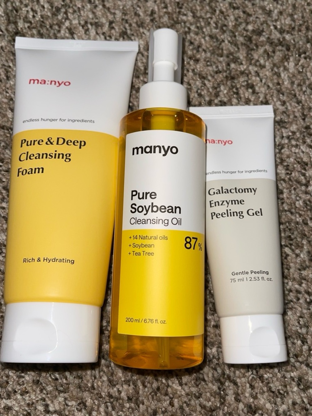 Pure Soybean Cleansing Oil in Yellow - Rich Hydrating Face Cleanser
